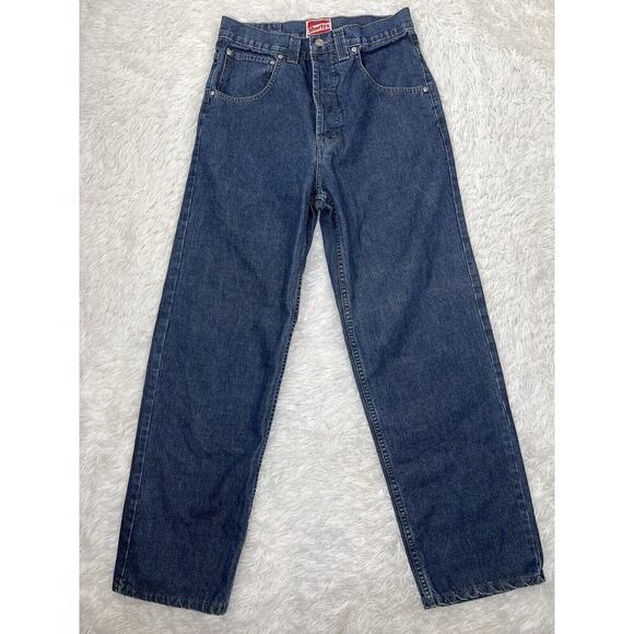 Vintage Y2K Shorty's Skateboards‎ Denim Jeans BAGGY 90s Button Fly Mens Sz 30x29 - Picture 1 of 16